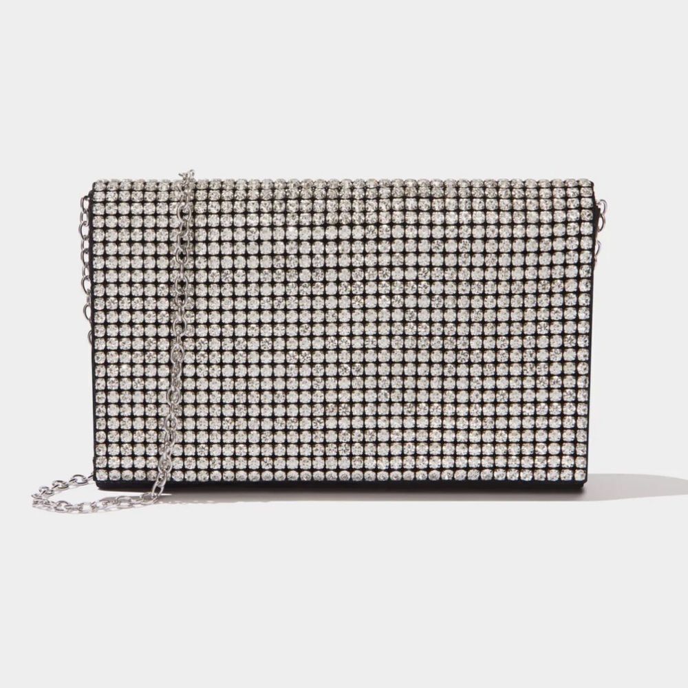 AMBER SCEATS | NWOT Stella Crystal clutch/bag *flawed